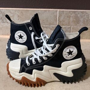 🖤 Converse Run Star Motion High Top Platform Sneakers – Black